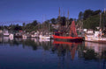 red fishing harbor 1980s 1990s A4 Photo Print