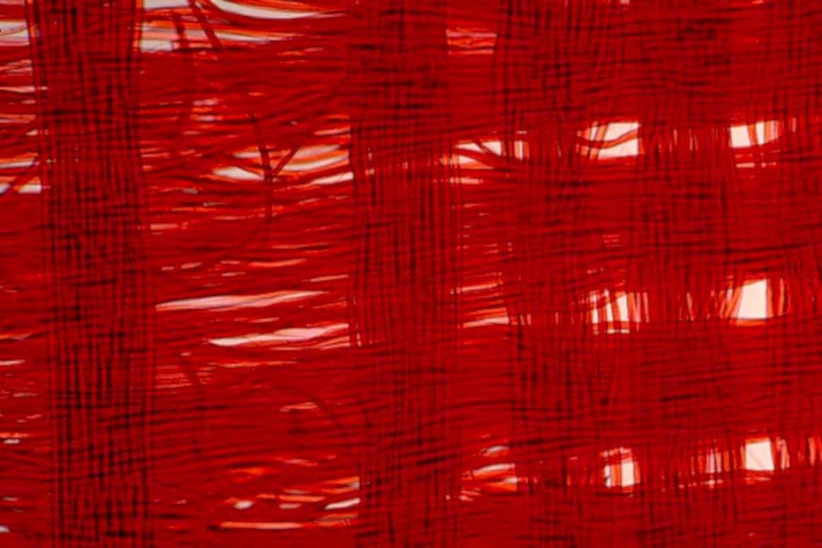 red grid textile1980s 1990s A4 Photo Print