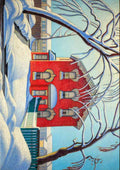 red house 1925 by lawren harris A4 Photo Print
