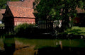 red mill reflection 1980s 1990s A4 Photo Print