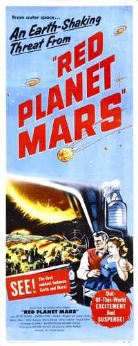 red planet mars  04 film star poster A4 Photo Print