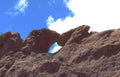 red rock arch Vintage A4 Photo Print