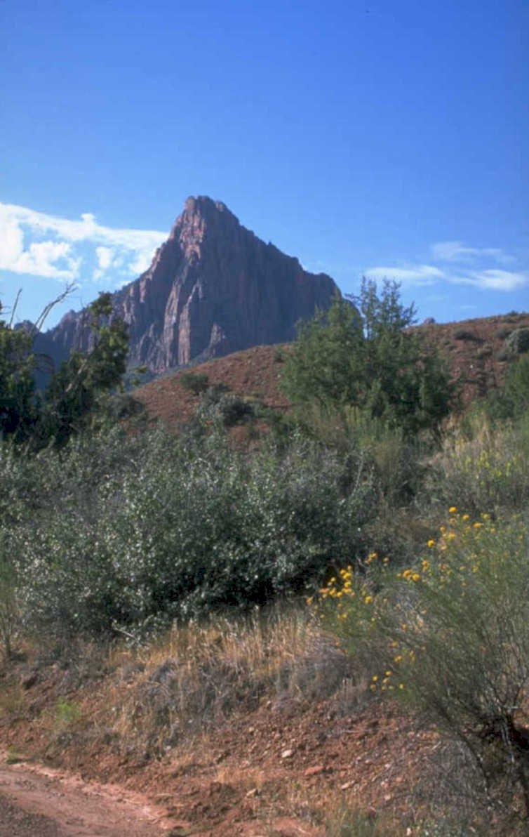 red rock mountains 1980s 1990s A4 Photo Print