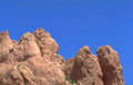 red rock sky Vintage A4 Photo Print