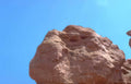 red sandstone peak Vintage A4 Photo Print