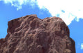 red sandstone rocks Vintage A4 Photo Print