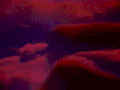 red sunset coastline1980s 1990s A4 Photo Print