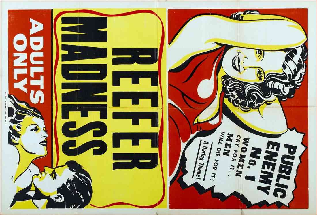 reefer madness poster 01 A4 Photo Print