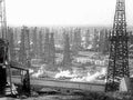 refinery towers horizon1980s 1990s A4 Photo Print
