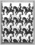 regular division of the plane iii mc escher 1957 A4 Photo Print