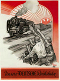 reichsbahn Advert A4 Photo Print