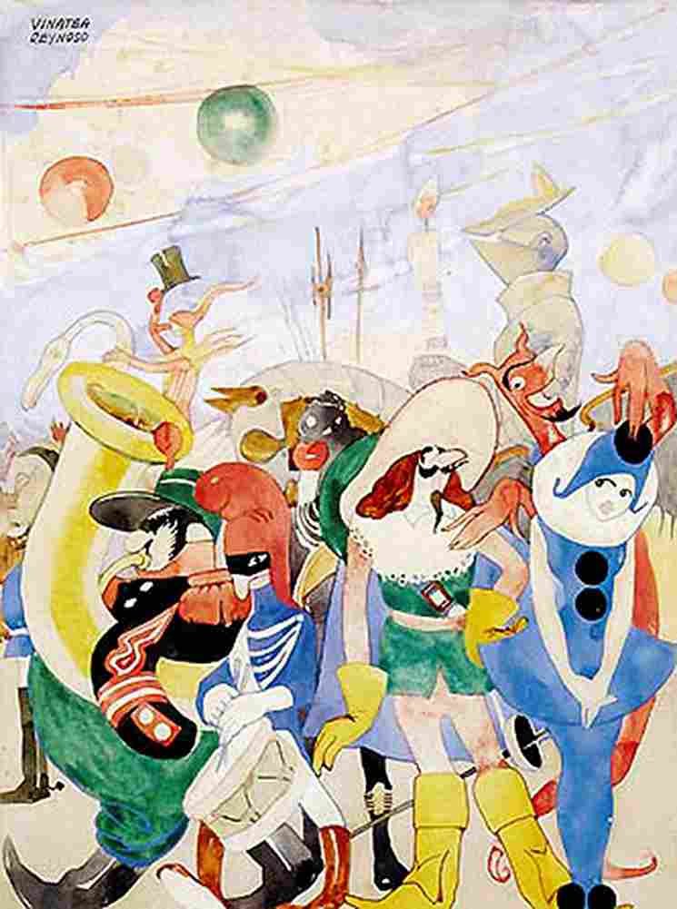 reinoso carnival Art A4 Photo Print