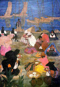 reinoso titicaca boat people Art A4 Photo Print
