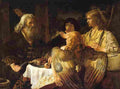 rem Abraham and the Angels Art A4 Photo Print