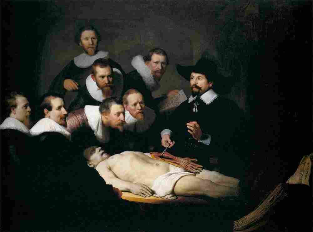 rem Anatomy Lesson of Dr Tulp Art A4 Photo Print
