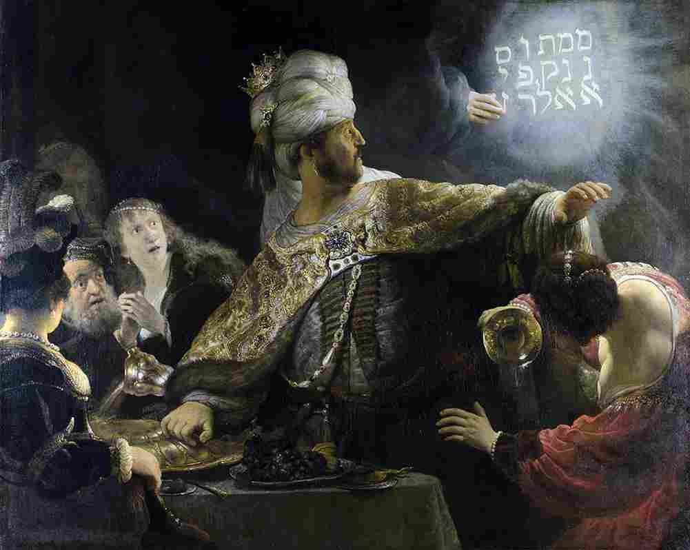rem Belshazzar s Feast Art A4 Photo Print