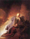 rem Jeremiah Lamenting the Destruction of Jerusalem Art A4 Photo Print