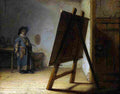 rem The Artist in his Studio Art A4 Photo Print