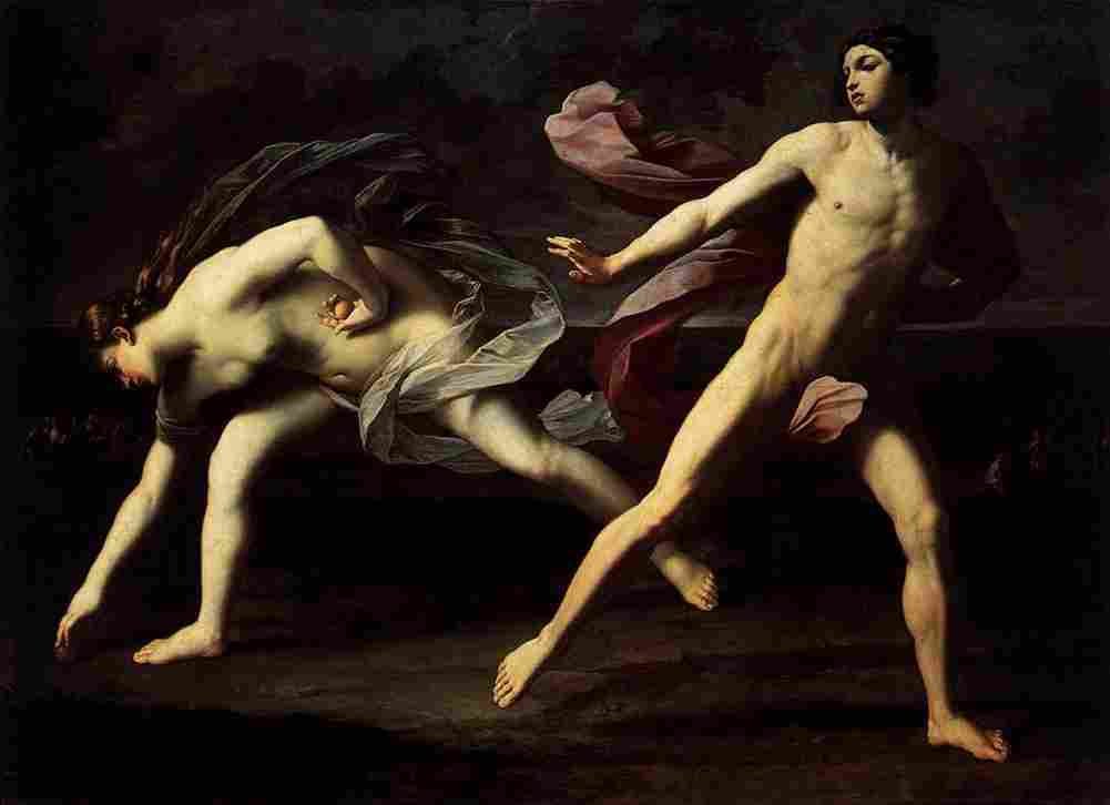 reni Atalanta and Hippomenes Art A4 Photo Print