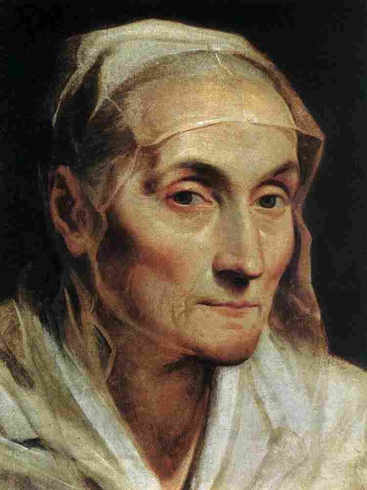 reni Portrait of an Old Woman Art A4 Photo Print