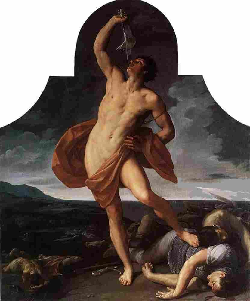 reni The Triumph of Samson Art A4 Photo Print