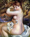 renoir After the Bath Art A4 Photo Print