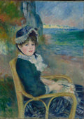 renoir By the Seashore 2 crop A4 Photo Print