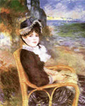 renoir By the Seashore Art A4 Photo Print