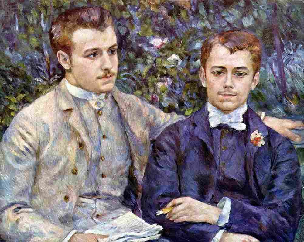 renoir Charles and Georges Durand Ruel Art A4 Photo Print