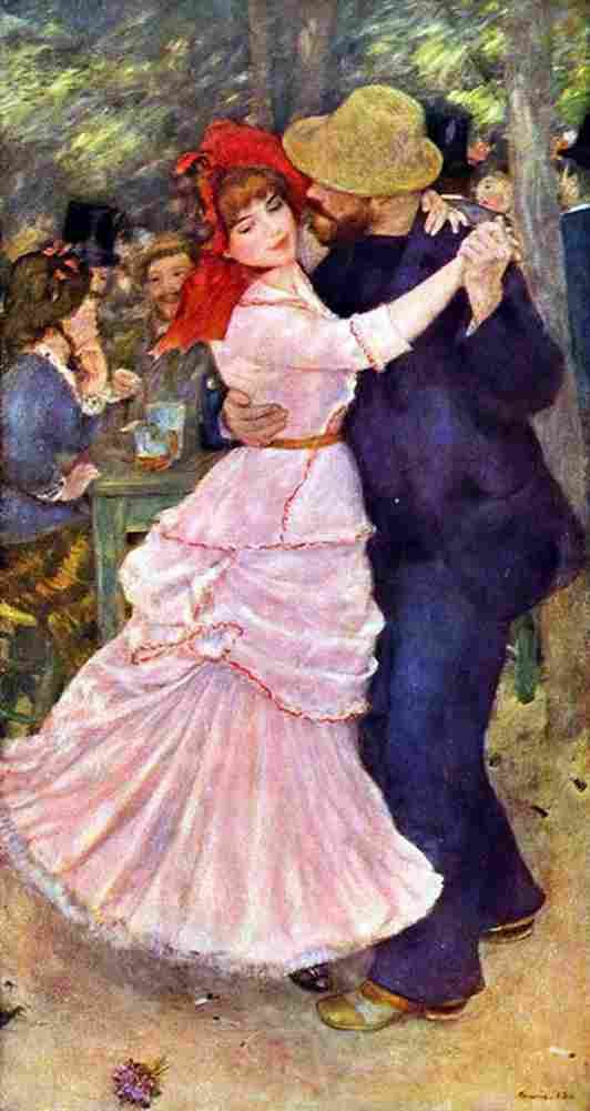renoir Dance at Bougival Art A4 Photo Print