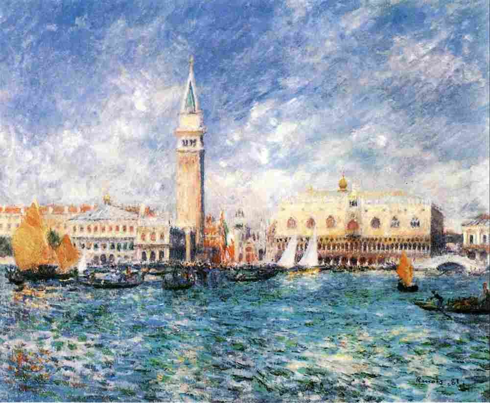 renoir Doge s Palace Venice Art A4 Photo Print