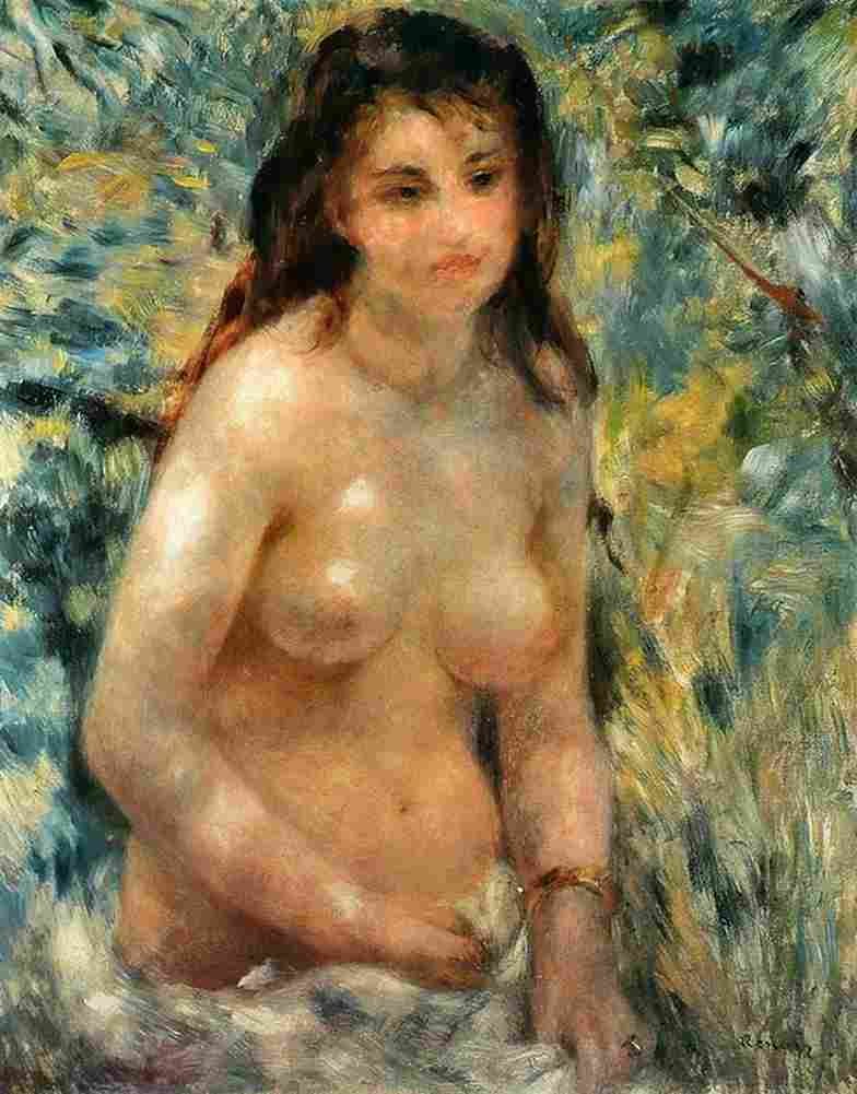 renoir Torso E ffect of Sun Art A4 Photo Print