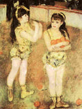 renoir Two Little Circus Girls Art A4 Photo Print