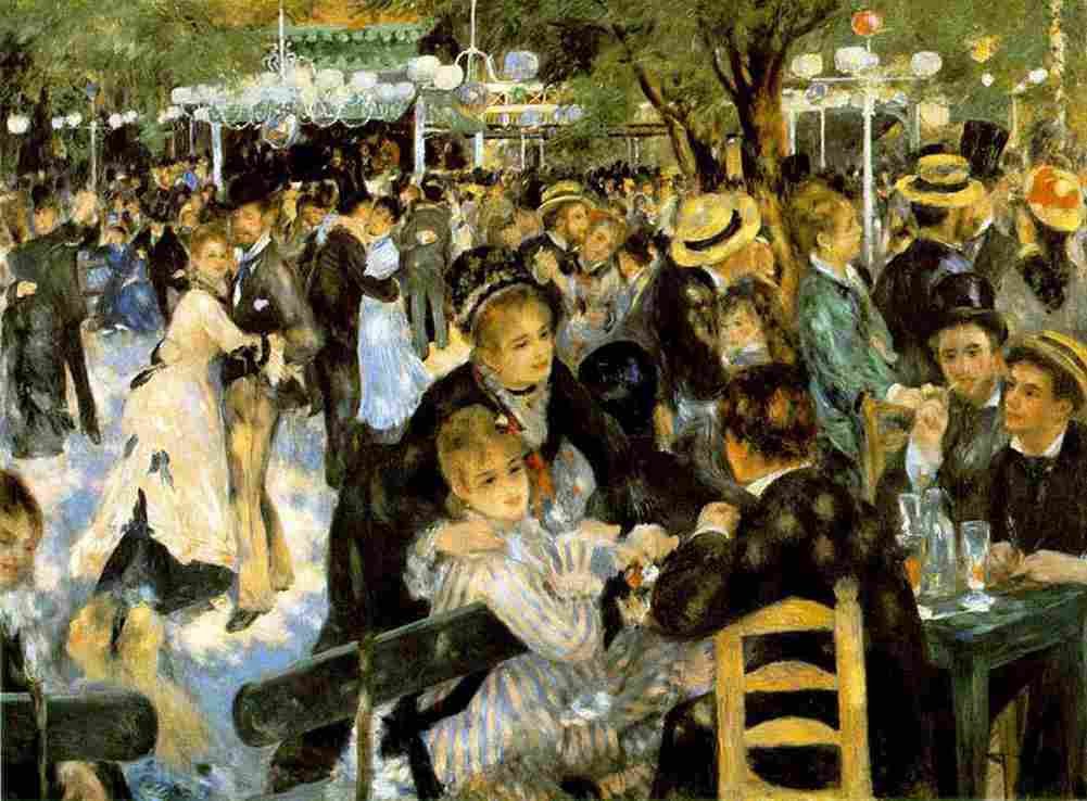 renoir moulin de la galette Art A4 Photo Print
