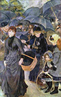 renoir umbrellas Art A4 Photo Print