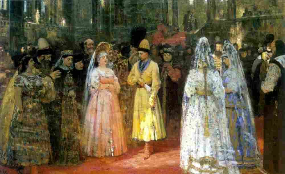 repin choosing a bride for a grand duke Art A4 Photo Print