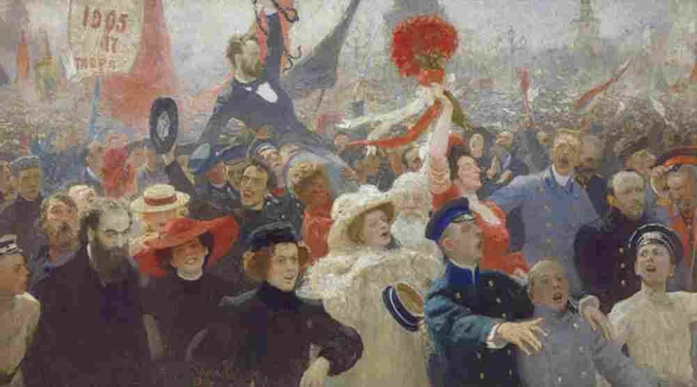 repin demonstration on october 17 Art A4 Photo Print