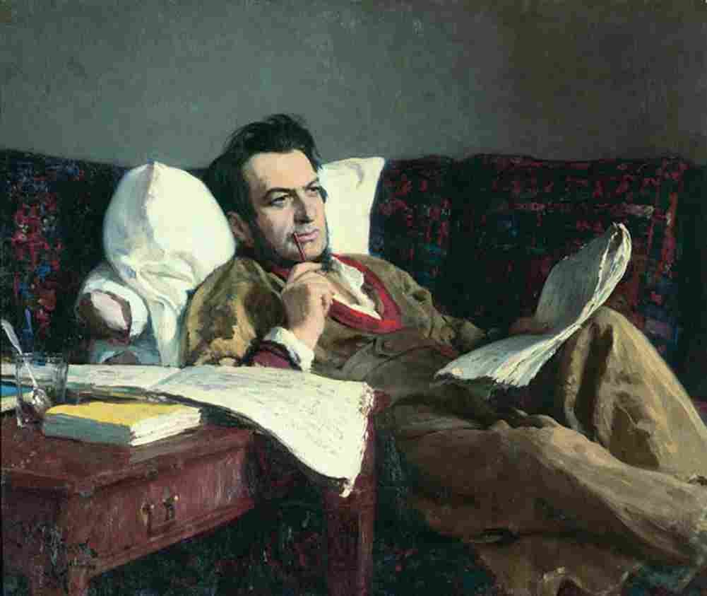 repin mikhail ivanovich glinka Art A4 Photo Print
