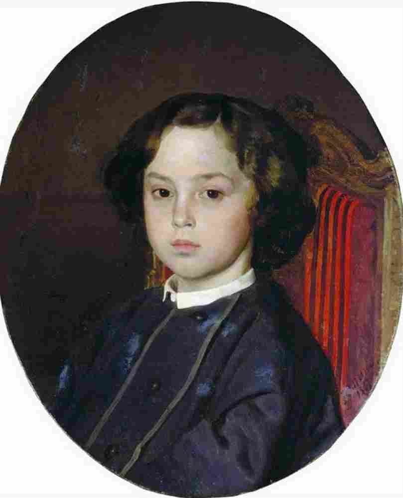 repin portrait of a boy Art A4 Photo Print