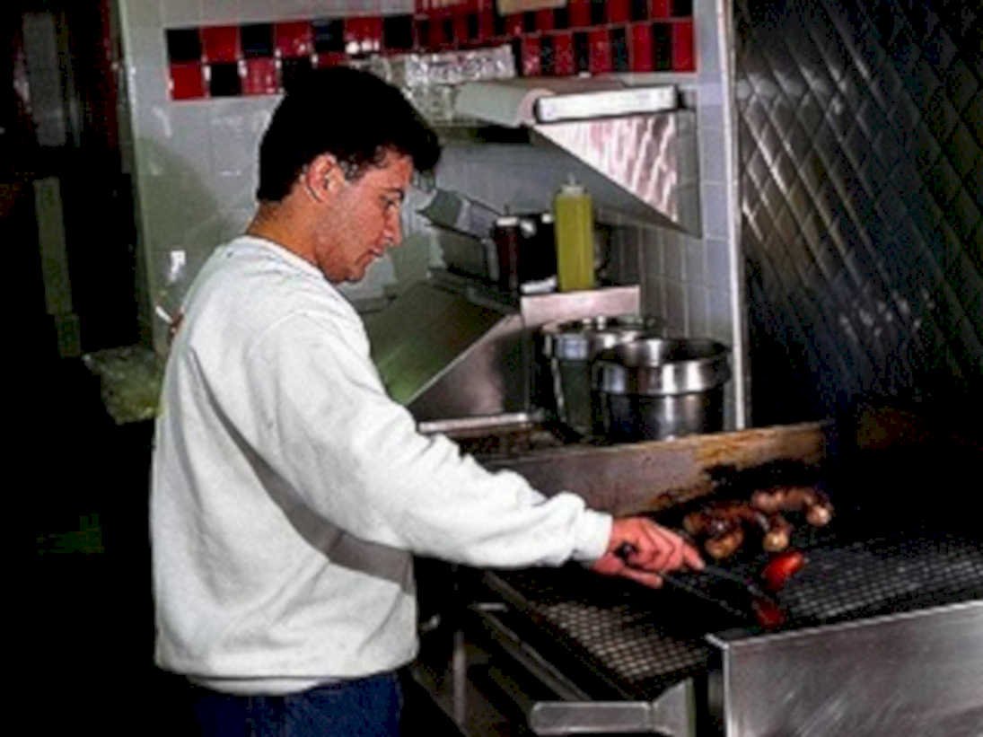 restaurant grill meat1980s 1990s A4 Photo Print