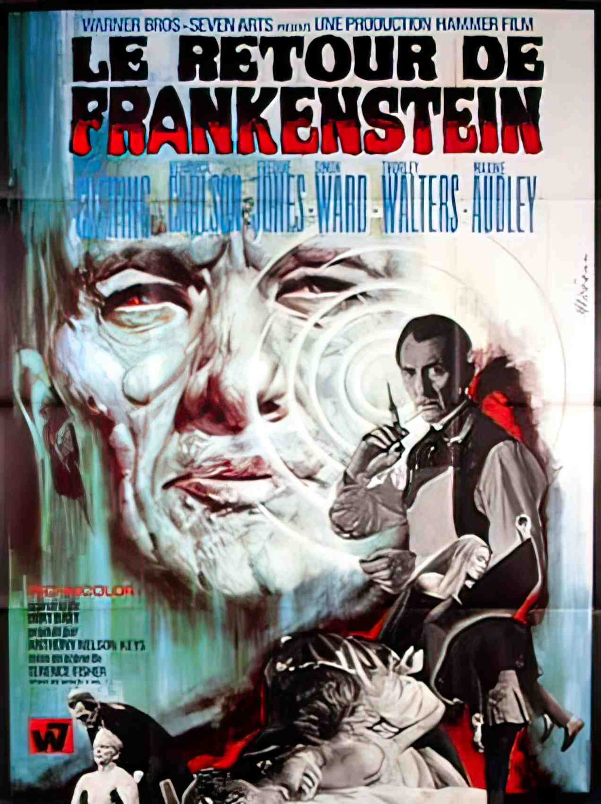 retour de frankenstein Advert A4 Photo Print
