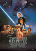 retour du jedi le german Advert A4 Photo Print