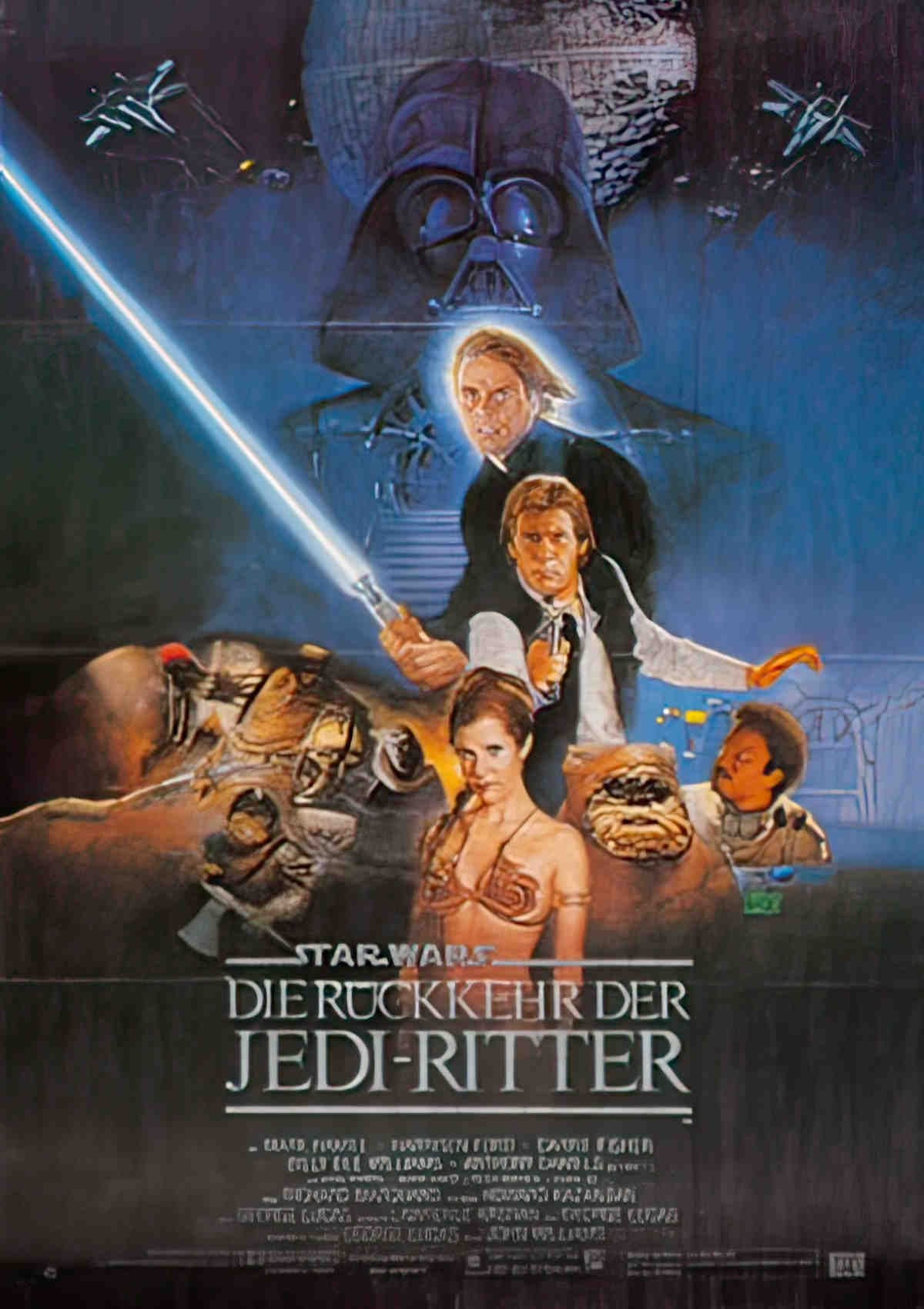 retour du jedi le german Advert A4 Photo Print