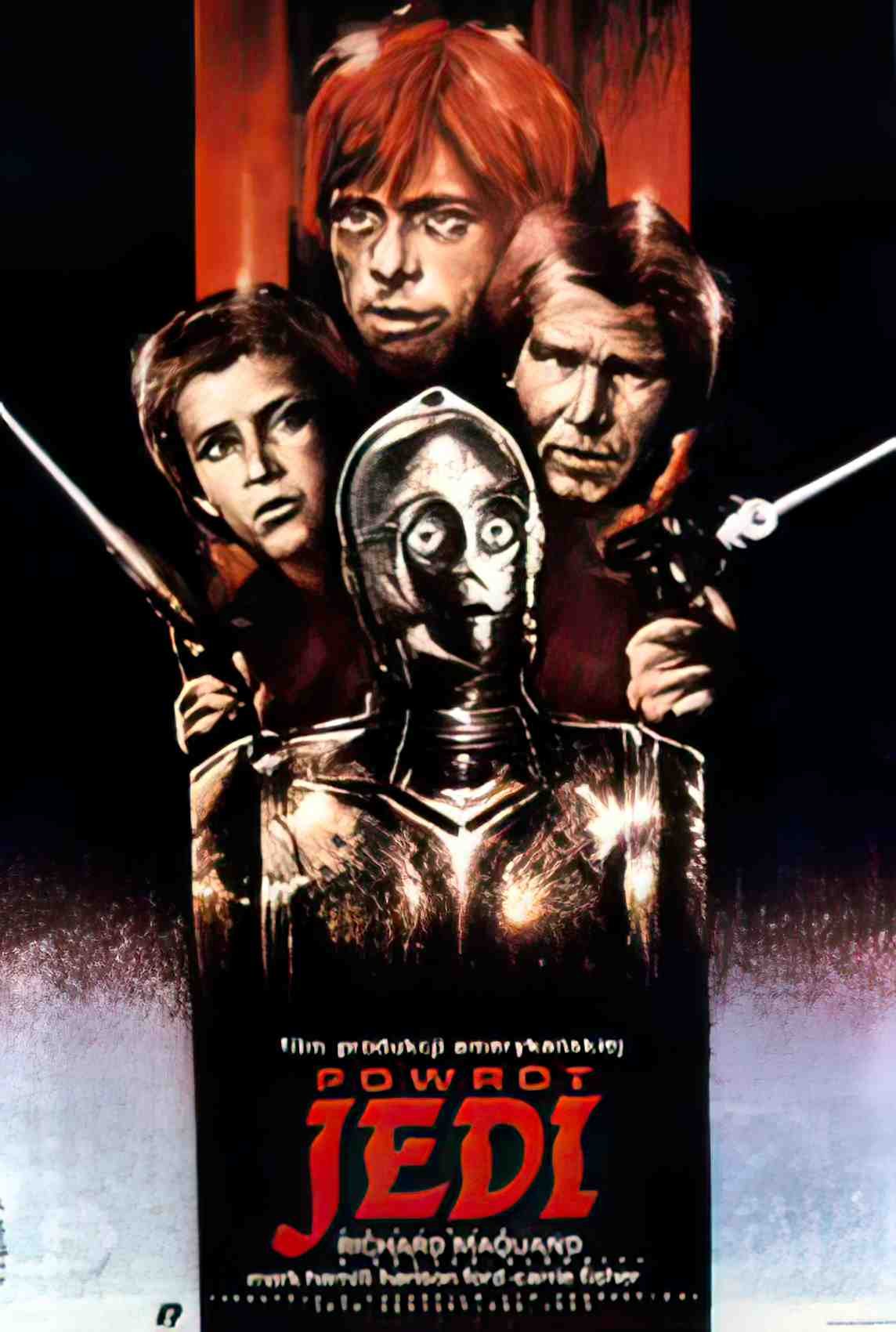 retour du jedi poland B Advert A4 Photo Print