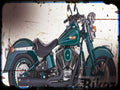 retro flyer A4 Photo Print Motorbike Vintage Aged