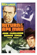 return of ape man  01 film star poster A4 Photo Print