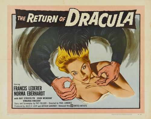 return of dracula  02 film star poster A4 Photo Print
