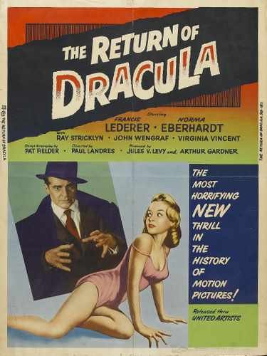 return of dracula  03 film star poster A4 Photo Print