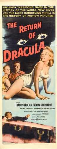 return of dracula  04 film star poster A4 Photo Print