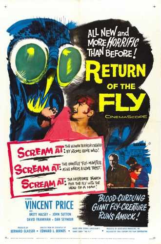 return of fly  01 film star poster A4 Photo Print